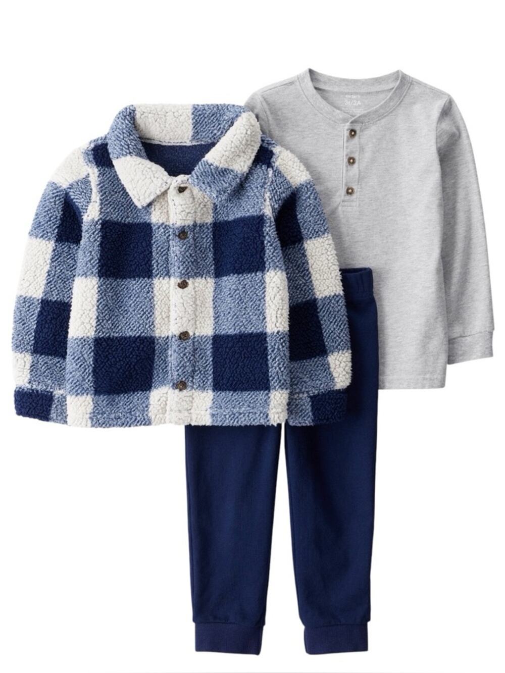 Carter’s Toddler 3-Piece Playwear Outfit Set Size 2T NWT